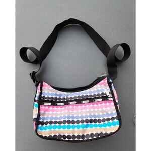Le Sportsac Polka Dot Purse Shoulderbag Crossbody Bag Adjustable Strap